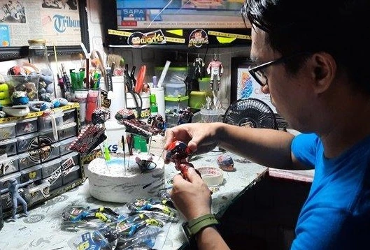 Miniatur MotoGP Karya Warga Balikpapan Tembus 23 Negara, Tanpa Iklan Berbayar