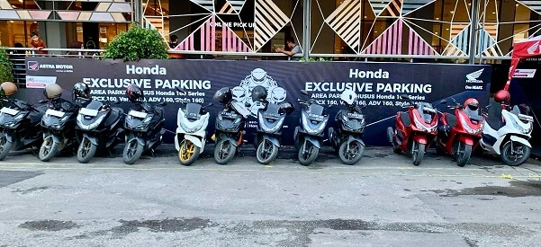 Parkir Gratis Honda Exclusive Parking Hadir di Samarinda Square