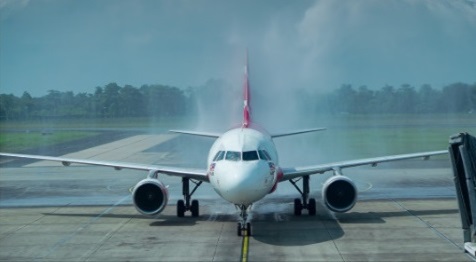 Penerbangan Internasional Perdana Banjarmasin–Kuala Lumpur Resmi Mengudara dari Bandara Syamsudin Noor