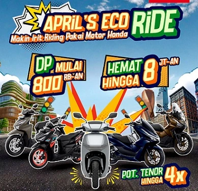 April’s Eco Ride! Promo Motor Honda Hemat Bulan Ini