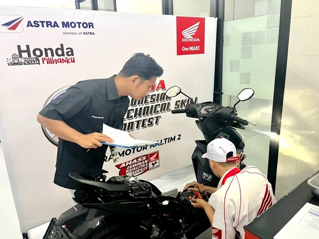 6 Teknisi dan 6 Service Advisor Terbaik Unjuk Gigi di TSC Regional Astra Motor Kaltim 2