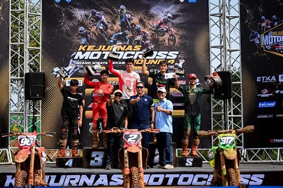 Valrossi Pecah Telur! Crosser AHM Raih Podium Perdana di Kejurnas MX2 2026
