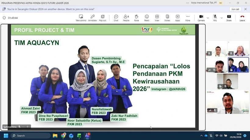 Universitas Widya Gama Mahakam Wakili Samarinda di Astra Honda SDGs Future Leaders Universitas Widya Gama Mahakam Wakili Samarinda di Astra Honda SDGs Future Leaders